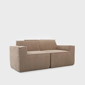 Dvojmiestna pohovka LYKKE béžová 746802