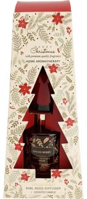 Darčeková sada difuzéra a sviečky Merry Christmas Spiced berry, 2 ks