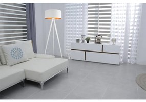 Stojacia lampa Shade, 1x textilné tienidlo (výber zo 4 farieb), (výber z 5 farieb konštrukcie), (fi 44cm), g