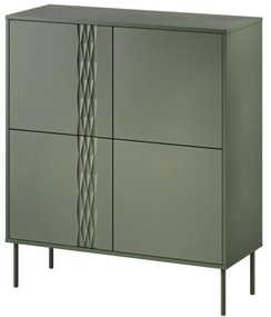 Cama Zelená komoda Trese 4D