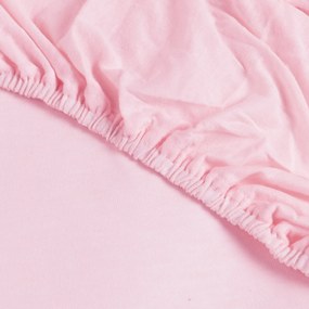 DETSKÉ NEPRIEPUSTNÉ JERSEY PRESTIERADLO SG 005 60X120 CM SVETLORUŽOVÁ