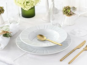 Jedálenský servis (12 dielov) Barcelona, biely