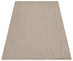 Šnúrkový koberec Relax ramka béžový