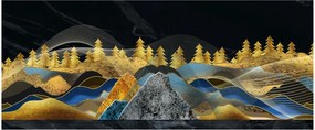 Obraz - Zlaté hory (120x50 cm)