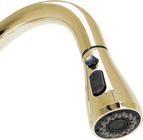 Rea Mild, stojanková kuchynská batéria h-430, zlatá lesklá, REA-B4802