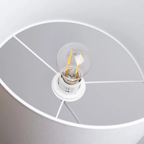 Sollux SL.1403 - Luster na lanku NOVA 1xE27/15W/230V pr. 30 cm biela