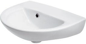 Cersanit President, závesné umývadlo bez otvoru na batériu 45x35 cm, biela, K08-001