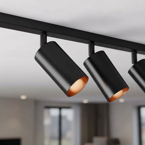 Toolight Toolight, stropné reflektorové svietidlo 4xGU10 60W APP940-4C, čierna, OSW-03858