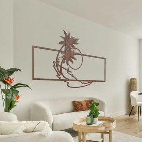 Dizajnová drevená dekorácia  kvetinový ornament | SENTOP HDF0323