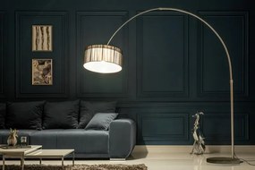 Dizajnová oblúková lampa EXTENSO čierna 230 cm