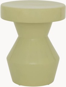 Okrúhly keramický pomocný stolík Sculptural