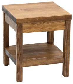 Stolička s poličkou Naturel Country 40x46x40 cm palisander COUNTRYST40PA, 1 ks