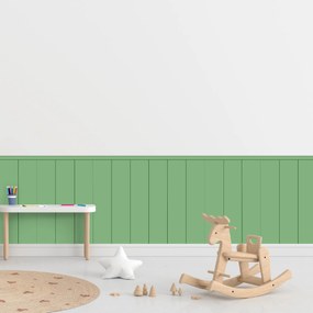 PIPPER. Textilná samolepiaca tapeta - Obdĺžnik - Fľaškovozelená farba Farba: Bledá, Veľkosť: 60 cm