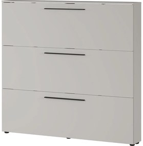 Sivobéžová výklopná skrinka na topánky Utah - Germania