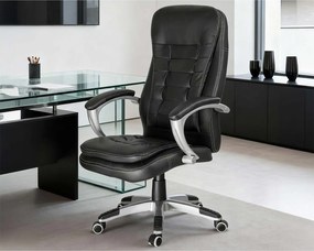 Otočná kancelárska stolička Sofotel 322 - čierna