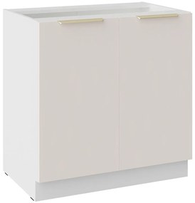 Kuchynská Skrinka Nicea 80D 2F BB pieskovo béžová