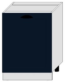 KUCHYNSKÁ LINKA ROSANA TMAVOMODRÁ 260 cm