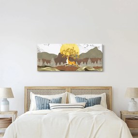 Obraz jeleňa (120x50 cm)