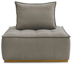 Taupe ženilkové kreslo Elisa – Bobochic Paris