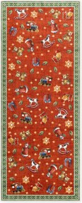 Villeroy & Boch Behúň Toy's delight 106499 Red Green, 80x200, červená, obývacia izba