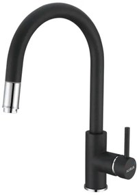 Drezová batéria Alveus Delos s vyťahovacou sprškou antracit 1129022, 1 ks