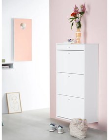 Biela skrinka na topánky Mistral White