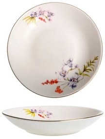 29-dielna pestrofarebná jedálenská súprava z porcelánu