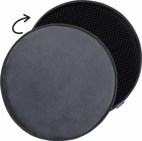 Podsedák na stoličku MARIE 36 cm - grafitový