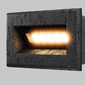 Maytoni O045SL-L3B3K-LED Vonkajšie vstavané svietidlo BOSCA LED/3W/230V IP65 čierna