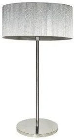 CLX Moderná stolná lampička GRECO, strieborná