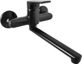 RAV SLEZÁK Colorado drezová - umývadlová batéria bez výpuste 150 mm čierna matná CO101.523CMAT