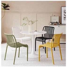 Plastová stolička TREGO, zelená