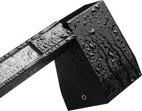 Kanlux 45870 - YALTE vonkajšie nástenné LED svietidlo LED/9W/230V 3000/4000/6500K IP54 čierne