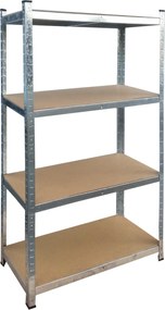 CH 4- policový kovový úložný regál Tosca II. 180 x 90 x 40 cm