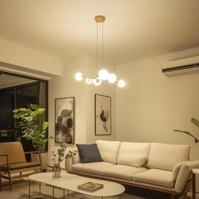 Brilagi - LED Luster na lanku MISTEL 6xG9/3W/230V zlatá/biela