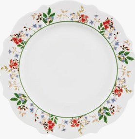 Porcelánová tanierová súprava Rosalia - elegantný porcelán s jemným kvetinovým motívom