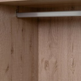 Otvorená modulárna skriňa v dekore duba v prírodnej farbe 80x180x45 cm Modular – Casa Selección