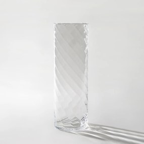 Váza Crytal Twist 15x15x45 cm