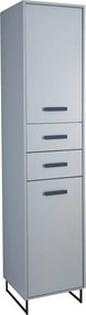 XXXLutz VYSOKÁ SKRINKA, sivá, 41/185/38 cm home24 - Online Only kúpeľne - 001279017403
