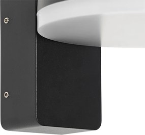 Moderná vonkajšia nástenná lampa čierna vrátane LED IP54 - Esmee