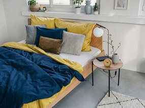 Bavlnené obliečky CALMORA horčicové Rozmer obliečky: 70 x 90 cm | 140 x 220 cm