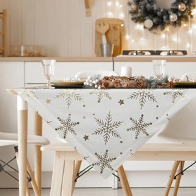 EUROFIRANY VIANOČNÝ OBRUS ELEGANCE3 85X85 CM VZOROVANÝ
