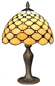 Luxusná vitrážová lampička 40*Ø25 GEMS