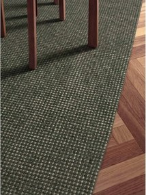 Tmavozelený ručne tkaný vlnený koberec 200x300 cm Greenwich – Ted Baker