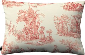 Karin - jednoduchá obliečka, 60x40cm farba produktu červená látka vzorované