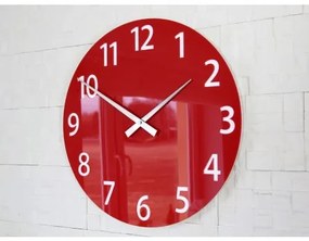 Sammer Veľké nástenné hodiny Amadeus červené 50 cm AmadeuszCzerwony50