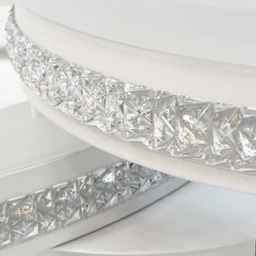 LED Stmievateľný prisadený luster LED/110W/230V 3000-6500K + diaľkové ovládanie