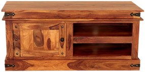 furniture-nabytek.cz - TV stolík rustikálny z masívneho dreva palisander 120x55x45