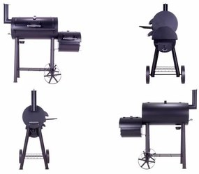 Garthen 62836 Záhradný gril s udiarňou XL - 120 x 55 cm