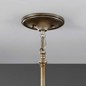 Feiss FE-LUCIA-P-C - Luster na tyči LUCIA 1xE27/60W/230V